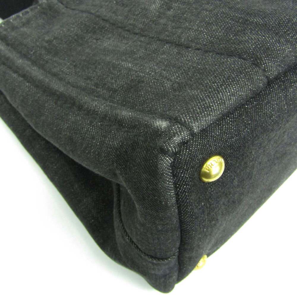 PRADA Black Canvas Shoulder Bag - Picture 5 of 16